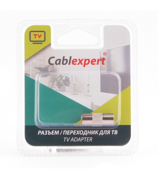 Переходник Cablexpert APL-TVMTVM-01, TV (папа)/TV (папа), блистер