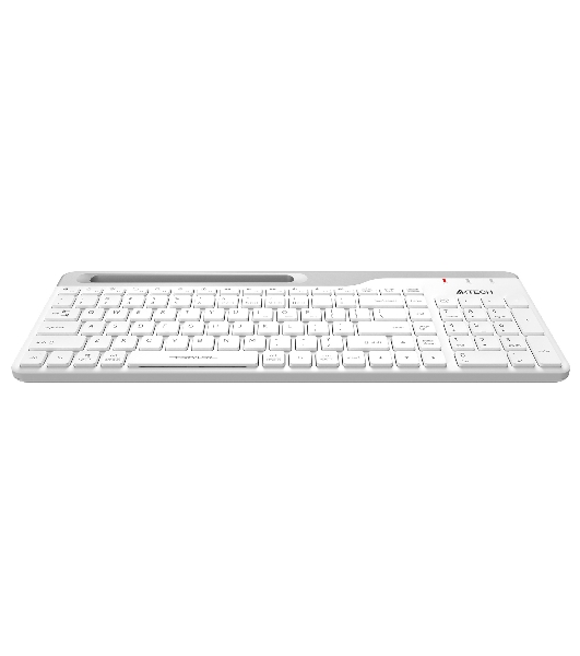 Клавиатура беспроводная A4Tech Fstyler FBK25, USB, Bluetooth/Радиоканал, белый/серый
