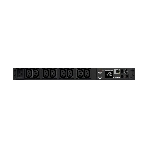 Блок распределения питания CyberPower PDU PDU41005 (PDU20SWHVIEC8FNET) 1U type, 16Amp, plug IEC 320 C20, (8) IEC 320 C13, фото 1