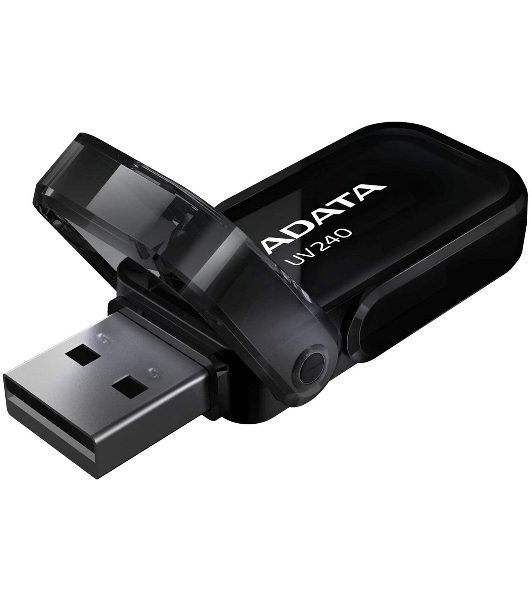 Флешка USB ADATA UV240 (AUV240-32G-RBK), 32Gb, USB 2.0, R/W 15/5, черный
