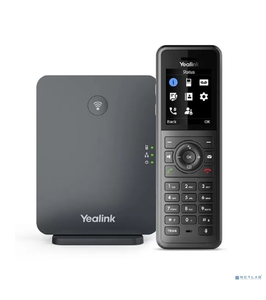 Телефон SIP Yealink W77P черный