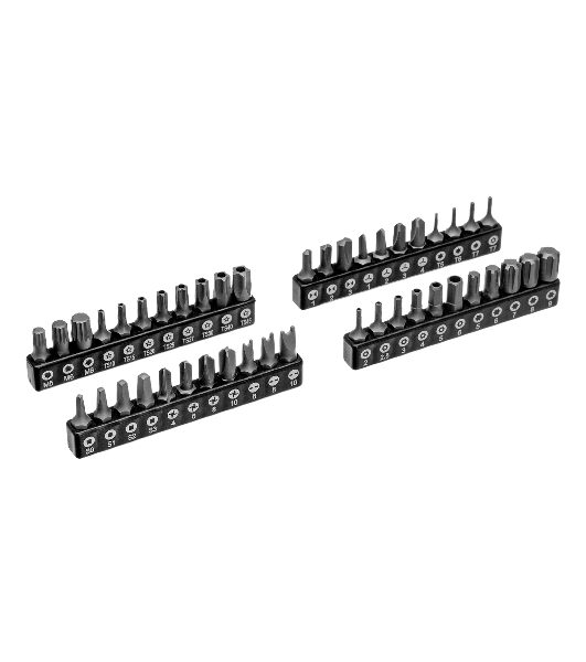 Набор инструментов Denzel 1/2', 1/4', CrV, S2, пластиковый кейс, 194 предмета
