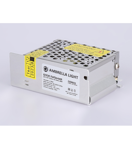 GS9602 блок питания 24V 36W 1.5A IP20 90-260V 85*58*34