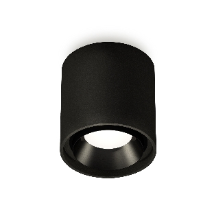 Светильник Ambrella Light XS7723002 SBK/PBK черный песок/черный полированный MR16 GU5.3 (C7723, N7031)