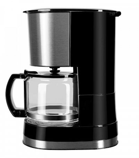 Кофеварка капельная Redmond RCM-M1507 черный/серебристый, исп. кофе - молотый, 0.6 л, 600 Вт