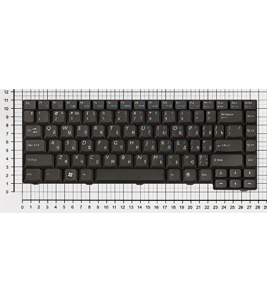 Клавиатура для ноутбука Benq Joybook U121W черная