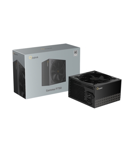 Блок питания 750W Ocypus Gaммa P750 BK (ATX, 80 PLUS, APFC, 20+4 pin, 120мм fan, PCI-E 6+2Px4, 6xSATA) (Gaммa-P750-W1HDBK024X-EU)