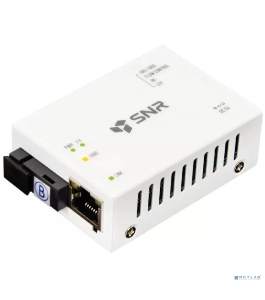 Медиаконвертер SNR 10/100/1000-Base-T/100/1000Base-FX, Tx/Rx: 1550/1310нм