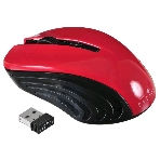 Мышь беспроводная Oklick 545MW черный/красный, 1600 dpi, радиоканал, USB, кнопки - 4, фото2