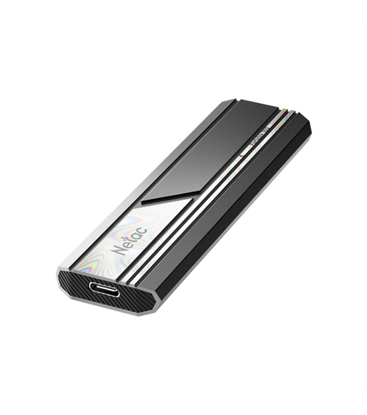 Внешний SSD Netac ZX10, 1TB, USB 3.2 Gen 2 Type-C, R/W 1050/1050, черный