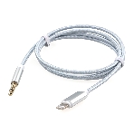 Кабель-переходник USB Cablexpert CCAB-AP35M-1M-W, Lightning/Jack3.5, Mobile, 1м, белый, коробка, фото3