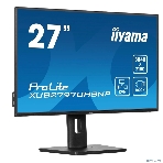 Монитор 27' Iiyama ProLite XUB2797UHSNP-B1 IPS 3840x2160, 60 Гц, 4 мс, 16:9, 350 кд/м², HDMI 2.0, DP 1.2, 3.5 Jack, USB-C (96 Вт), USB Hub (3x USB 3.0), Ethernet, динамики (2x2 Вт), черный, фото4
