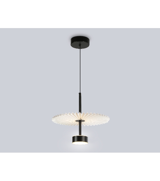 Светильник Ambrella light LH72601 BK/WH черный/белый 6W 3000K D300*260-1770
