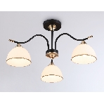 Светильник Ambrella light TR3161/3 BK/FGD черный/золото E27/3 max 60W D580*300, фото4