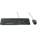 Комплект клавиатура+мышь Logitech MK120 проводной, USB, 1000 DPI, чёрный(заводская гравировка), фото11