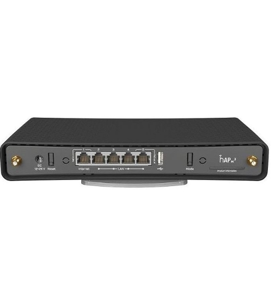Беспроводной маршрутизатор MikroTik hAP ac3 with 4-core 716 MHz CPU, 256MB RAM, 5 x Gigabit LAN (PoE-out on port#5)