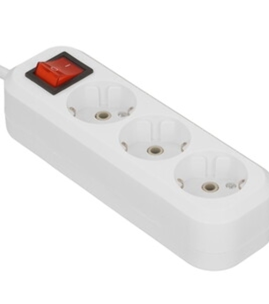 Удлинитель Smartbuy (SBE-16-3-1.5m-ZS) 3 роз х 1,5 м - белый