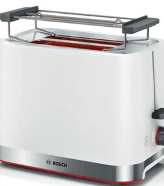 Тостер Bosch TAT4M221 белый, 970 Вт, 2 слота