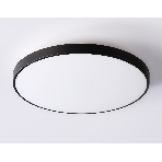 Потолочный светодиодный светильник Ambrella light FZ1224 BK черный IP44 13W 4200K D232*50 (Без ПДУ), фото 1