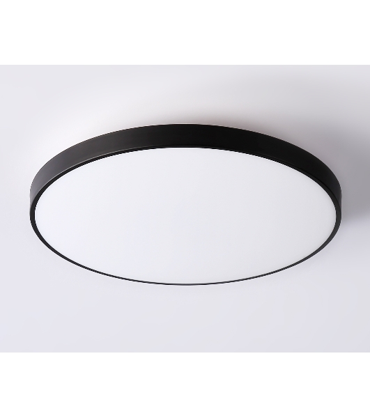 Потолочный светодиодный светильник Ambrella light FZ1224 BK черный IP44 13W 4200K D232*50 (Без ПДУ)