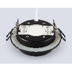 Светильник встраиваемый Ambrella light TN6735 BK черный IP44 GX53 D110*57, фото6