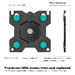 Кронштейн (держатель) ONKRON G80 для монитора 13'-32' дюймов настольный, черный, фото40