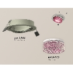 Комплект встраиваемого поворотного светильника Ambrella light XC7653062 SGR/PI серый песок/розовый MR16 GU5.3 (C7653, N7193), фото 1
