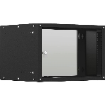 Шкаф коммутационный NTSS Lime (NTSS-WL9U5545GS-BL) настенный 9U 550x450 мм пер. дв. стекл несъемн. бок. пан. 30 кг черный 370 мм 12 кг 110 град. 500 мм IP20 сталь, фото5