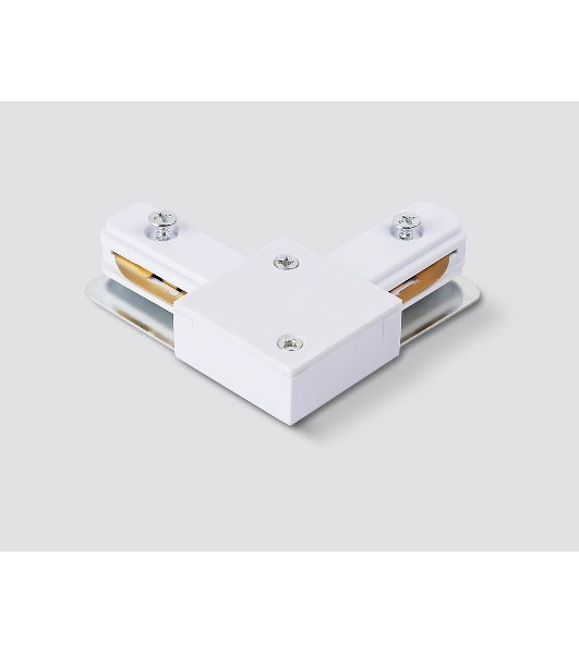 GL7163 WH белый коннектор угловой для однофазного шинопровода Standard 220V NEW 70*70*20