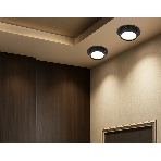Светильник встраиваемый Ambrella light TN6735 BK черный IP44 GX53 D110*57, фото4