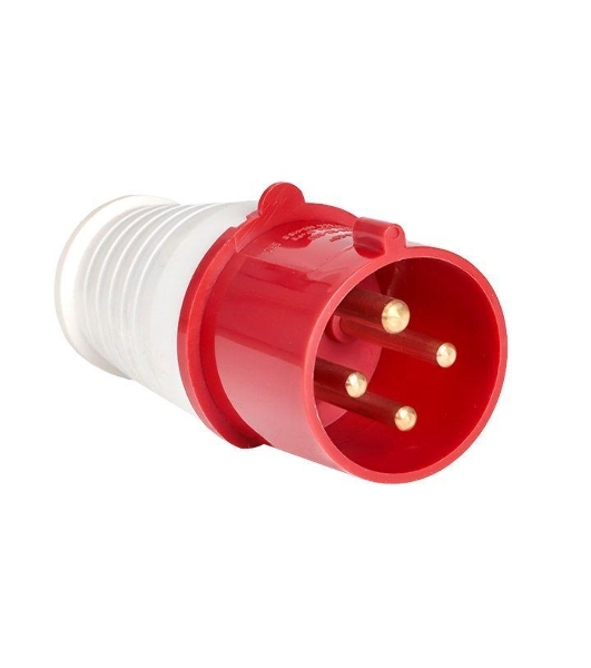 Вилка эл. каб. 32А 3P+РЕ 380В IP44 (024) EKF ps-024-32-380