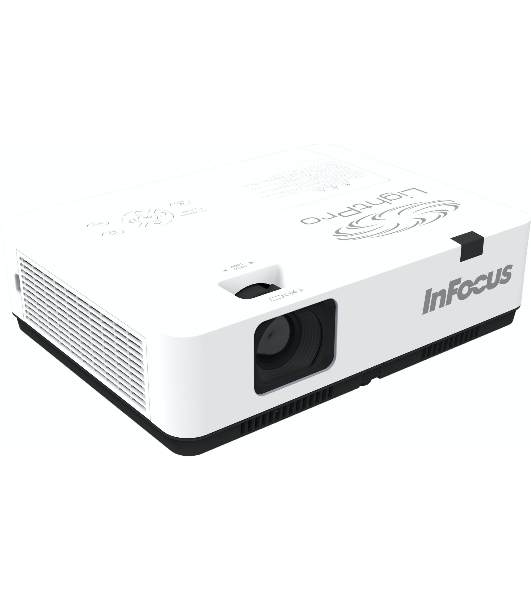 Проектор INFOCUS IN1024 3LCD, 4000 lm, XGA (1024x768), 50000:1, 1.481.78:1,3.5мм in,Composite video,Component,VGA IN х2, HDMI IN, Audio in(RCAх2), USB-A, USB B х2, VGA out, Audio 3.5мм out, лампа 20000ч.(ECO mode), RJ45,RS232, 1x16W, 31дБ, 3,3 кг