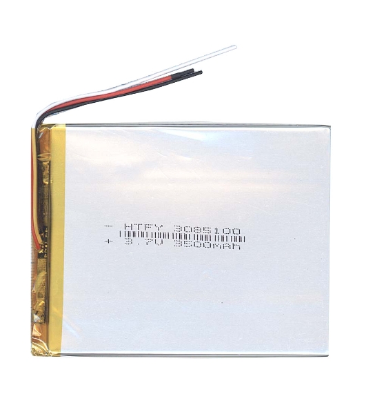 Аккумулятор Li-Pol (батарея) 3x85x100мм 3pin 3.7V/3500mAh