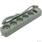Сетевой фильтр Exegate SP-5-1.8G (5 розеток, 1.8 м, евровилка, серый), фото3