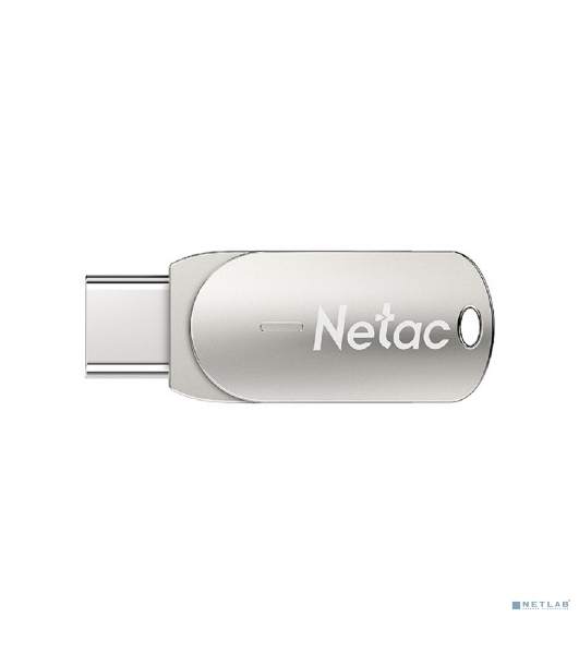 Флешка USB Netac U785 (NT03U785C-032G-30PN), 32Gb, USB 3.0/TypeC, R/W 110/45, серебристый