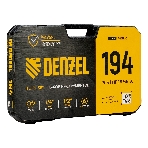 Набор инструментов Denzel 1/2', 1/4', CrV, S2, пластиковый кейс, 194 предмета, фото58