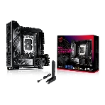 Материнская плата ASUS ROG STRIX Z890-I GAMING WIFI, LGA 1851, Intel Z890, 2xDDR5, 2xSATA, 2xM.2, 1xPCIe 5.0 x16, 1xHDMI, 2xUSB-C Thunderbolt 4, 1xUSB-C 20Gbps, 3xUSB-A 10Gbps, 1xUSB-A 5Gbps, 2xUSB-A 2.0, 1x 2.5Gb LAN, Mini-ITX, фото10
