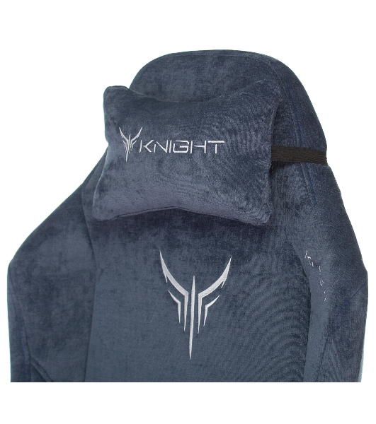 Кресло Knight N1 Fabric синий, ткань, 120 кг, механизм качания