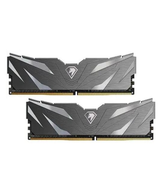Оперативная память NETAC, DDR4, 16GB (2x8GB), 3600MHz, CL18, DIMM, с радиатором, черный