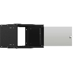 Шкаф коммутационный NTSS Lime (NTSS-WL9U5545GS-BL) настенный 9U 550x450 мм пер. дв. стекл несъемн. бок. пан. 30 кг черный 370 мм 12 кг 110 град. 500 мм IP20 сталь, фото3