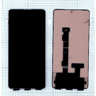 Дисплей для Xiaomi Poco X5 Pro, Redmi Note 12 Pro в сборе с тачскрином (original) черный