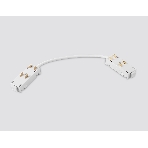 GL1109 WH белый коннектор питания гибкий для шинопровода Magnetic 220V 250*28.5*18, фото3