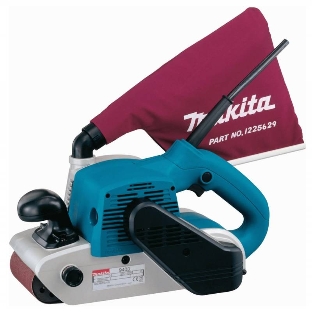 Ленточная шлифовальная шашина Makita 9403 ЛШМ,1200Вт,100х610мм,500м\м,5.9кг,кор,п\сборник