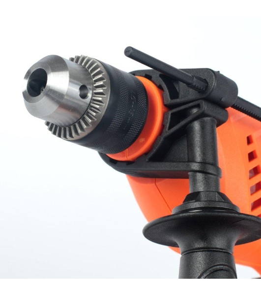 Дрель электрическая ударная PATRIOT FD 750h 120301444 с ударом, мощность 710Вт, макс.диаметр 13мм, глубиномер + дополнительная ручка
