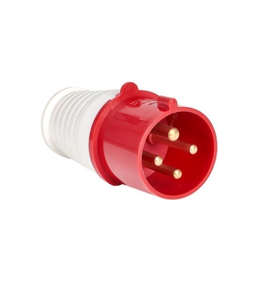 Вилка эл. каб. 16А 3P+РЕ 380В IP44 (014) EKF ps-014-16-380