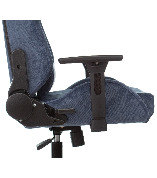 Кресло Knight N1 Fabric синий, ткань, 120 кг, механизм качания