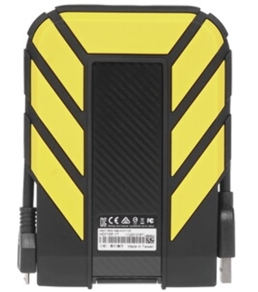 Внешний HDD 2.5' ADATA HD710P, 1TB, USB 3.2 Gen 1 Type-A, 5400 rpm, желтый