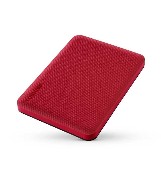 Внешний HDD 2.5' Toshiba Canvio Advance, 1TB, USB 3.2 Gen 1 Type-A, 5400 rpm, красный