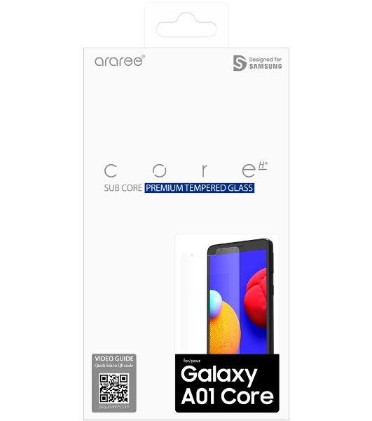 Защитное стекло для экрана Samsung araree by KDLAB для Samsung Galaxy A01 Core прозрачная 1шт. (GP-TTA013KDATR)