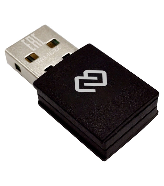 Сетевой адаптер WiFi Digma DWA-N300C N300 USB 2.0 (ант.внутр.) 1ант. (упак.:1шт)